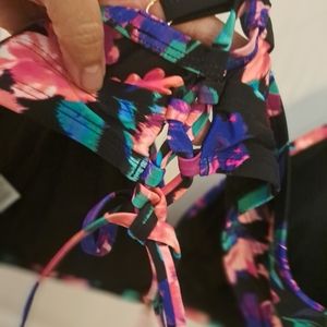 Plus-size 2pc bikini Black, pink, purple and Green 3XL NWT